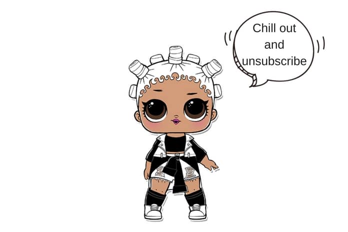 Fresh LOL Surprise Doll Coloring Page | Lotta LOL