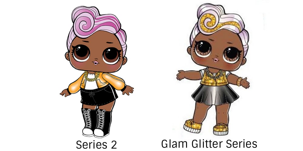 lol surprise glam glitter doll names
