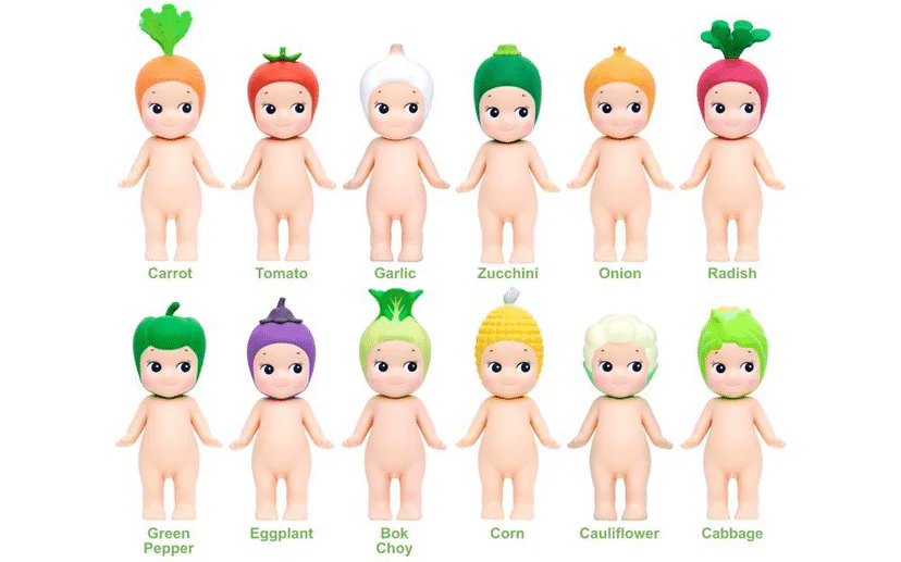 sonny angel vegetable names